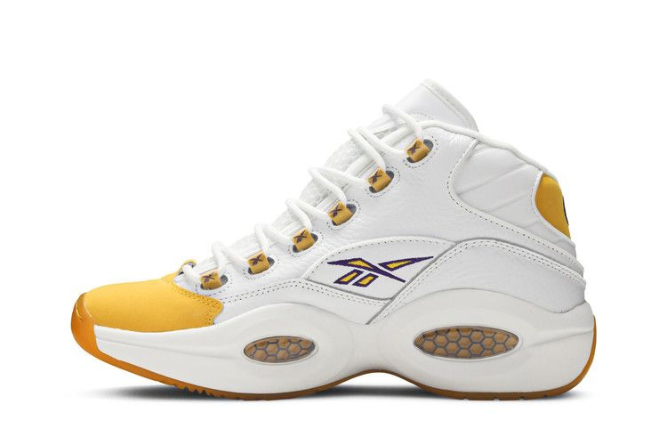 Кроссовки Reebok Question Mid 'Yellow Toe' Shoe Palace Special Box