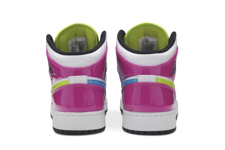 Кроссовки Air Jordan 1 Mid SE GS 'Cyber Active Fuchsia'