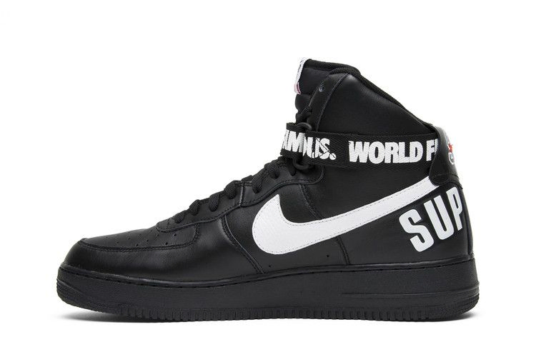 Кроссовки Nike Supreme x Air Force 1 High SP 'Black'