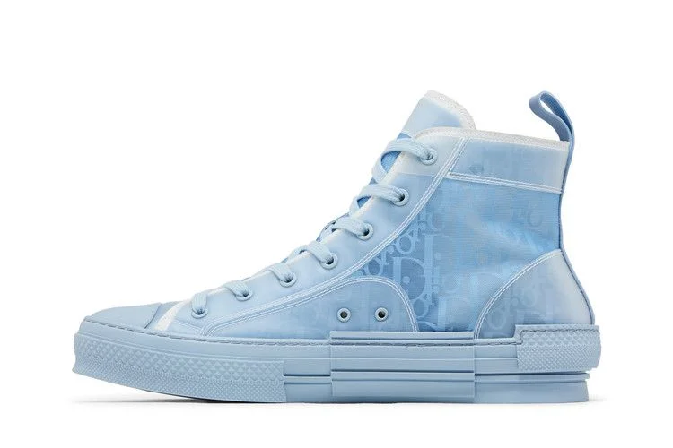 Кроссовки Daniel Arsham x Dior B23 High 'Dior Oblique - Light Blue'