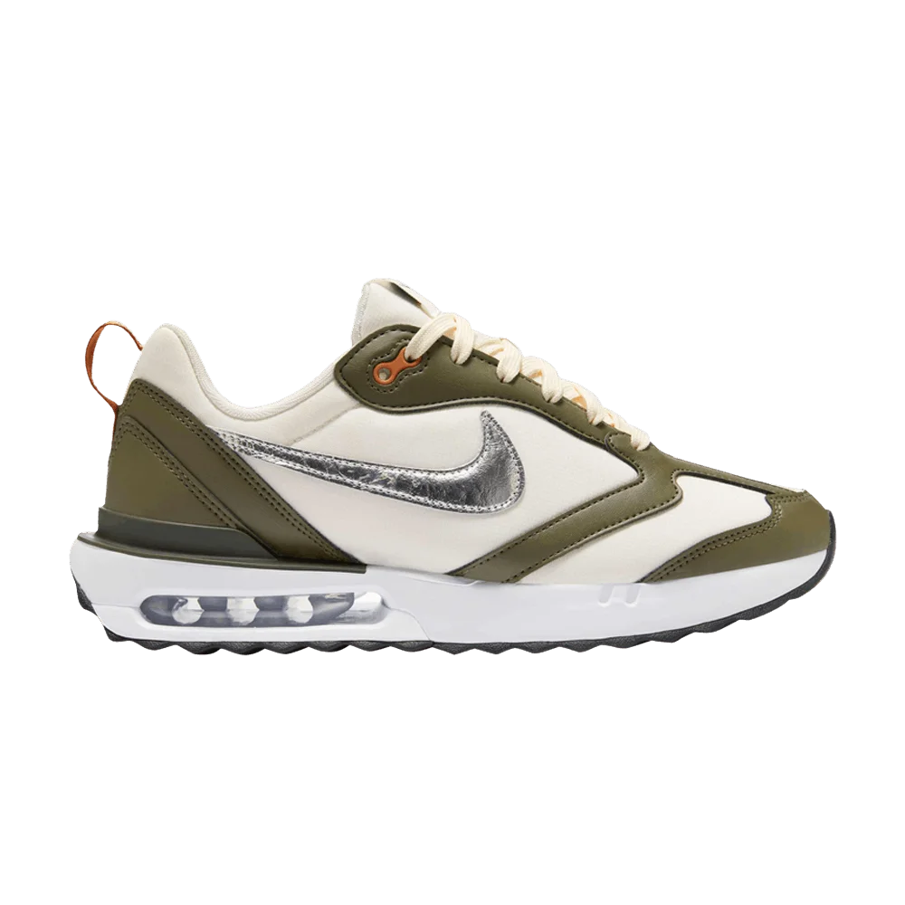 Krossovki-Nike-Wmns-Air-Max-Dawn-Cargo-Khaki-Metallic-Silver