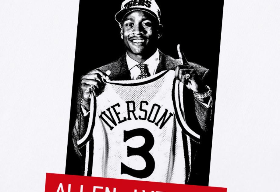 Футболка 2020 Kalan Allen Iverson 3 Memorial Tee Grey