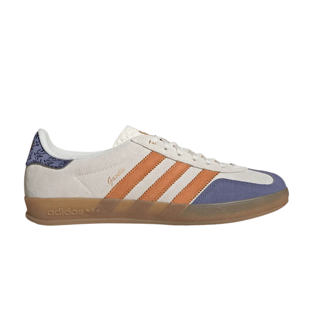Кроссовки Adidas Gazelle Indoor 'Cream Blue Vine Orange'