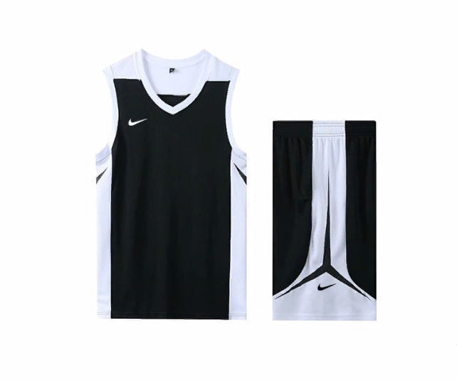 Basketbolnaya-igrovaya-forma-Nike-Black-White