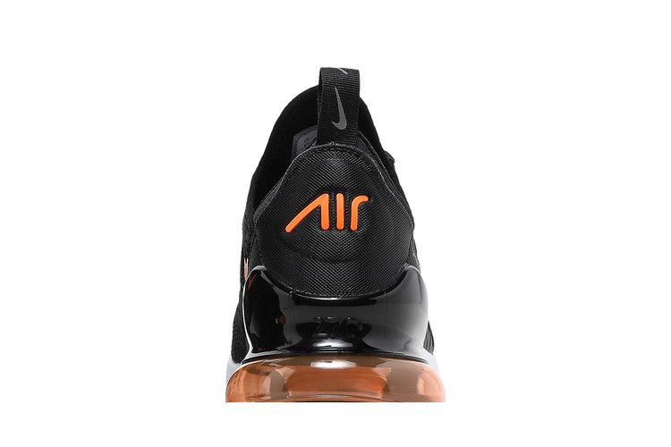 Кроссовки Nike Air Max 270 GS 'Black Total Orange'