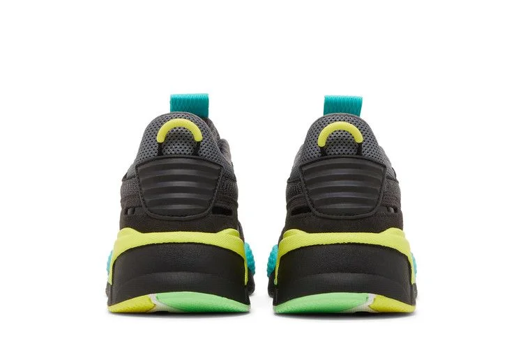 Кроссовки Puma RS-X Highlighter Jr 'Castlerock Fluorescent Yellow'