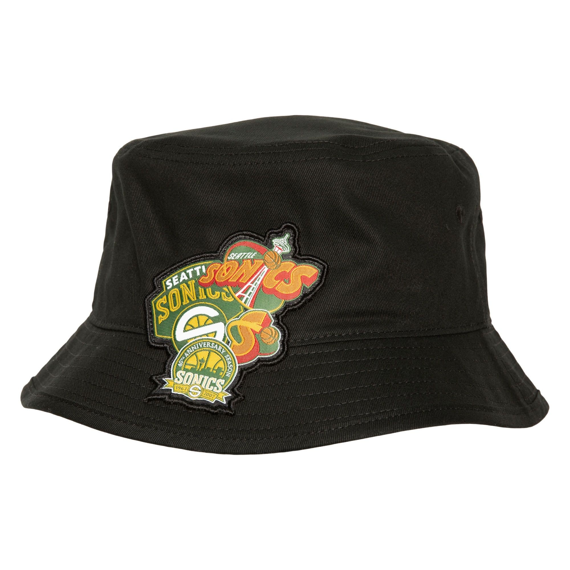 Панама Mitchell & Ness Logolap HWC Seattle Supersonics Bucket Hat