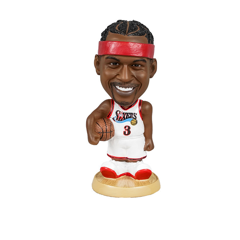 Фигурка с качающейся головой Jinduo Iverson Standing Bobblehead