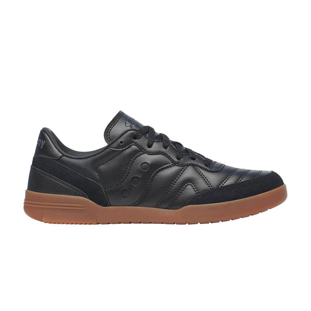 Кроссовки Saucony 586i Leather 'Black Gum'