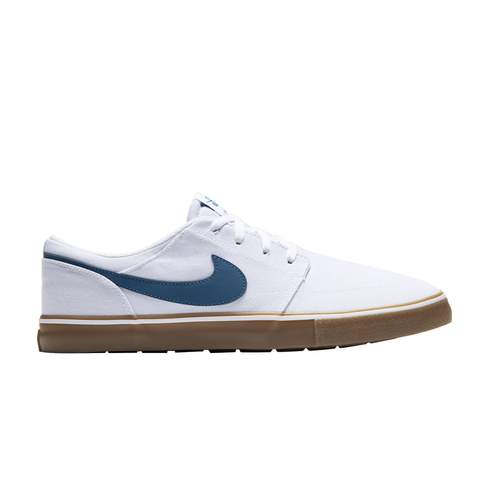 Nike Portmore 2 Solar Canvas SB 'White Industrial Blue Gum'