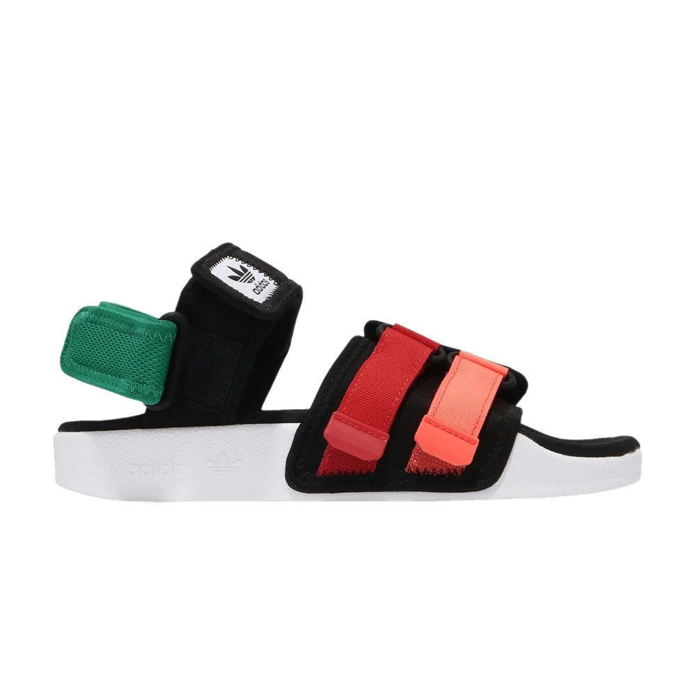 Adidas-Adilette-Sandal-4.0-Black-Scarlet-True-Orange