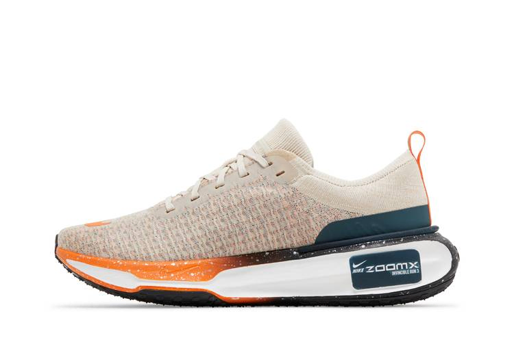 Кроссовки Nike ZoomX Invincible Run Flyknit 3 'Oatmeal Safety Orange'