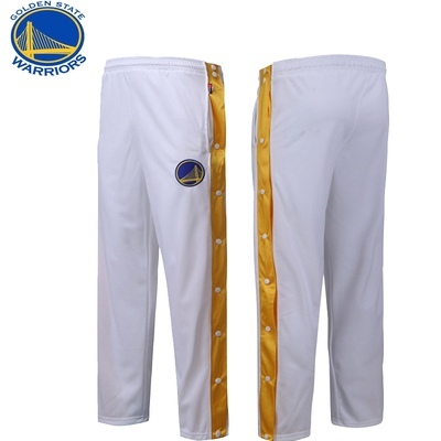 Баскетбольные брюки на кнопках Golden State Warriors