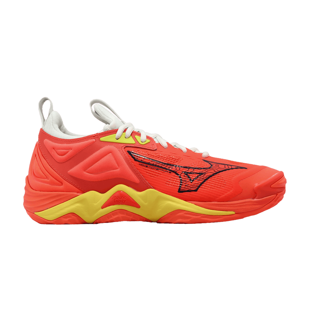 Кроссовки Mizuno Wave Momentum 3 'Neon Flame Bolt'