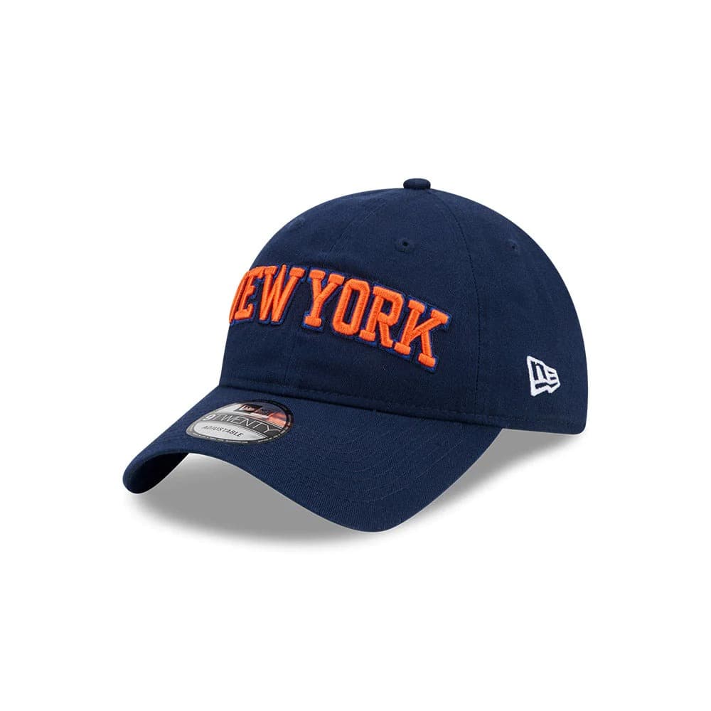 Бейсболка New Era New York Knicks 9TWENTY 2024 Statement Edition NBA Strapback Hat