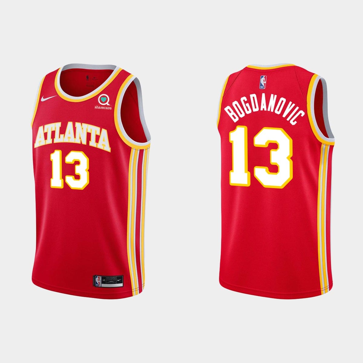 2020-21-Atlanta-Hawks-13-Bogdan-Bogdanovic-Red-Icon-Jersey