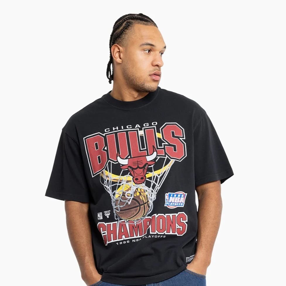 Футболка Mitchell & Ness Chicago Bulls Nothin’ But Net Black Vintage T-Shirt