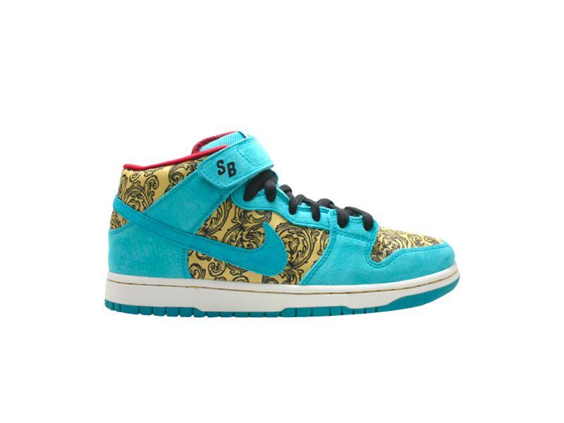 Кроссовки Nike Dunk Mid Premium SB Peacock