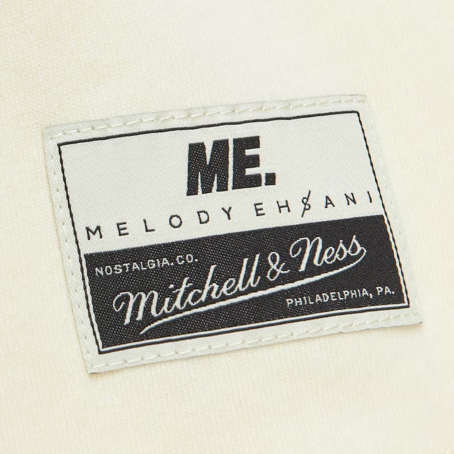 Футболка Mitchell & Ness Cream Atlanta Hawks M&N x Melody Ehsani T-Shirt