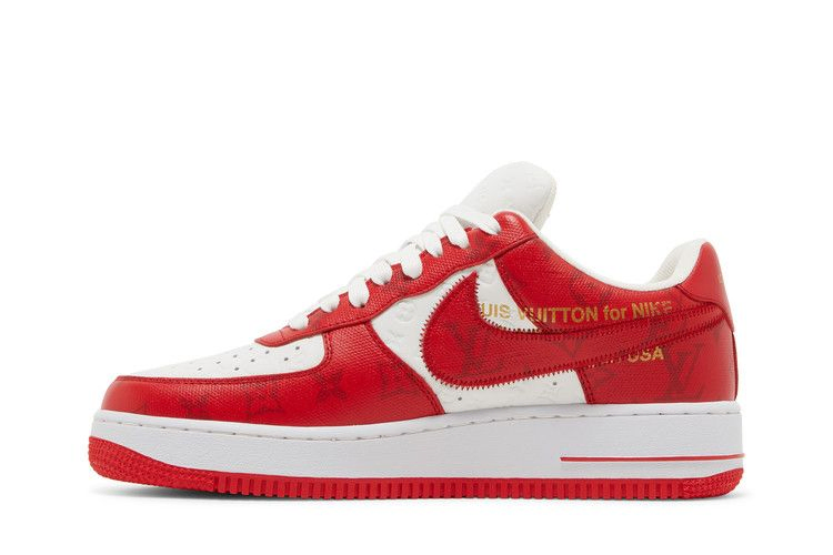 Кроссовки Louis Vuitton x Nike Air Force 1 Low 'White Comet Red'