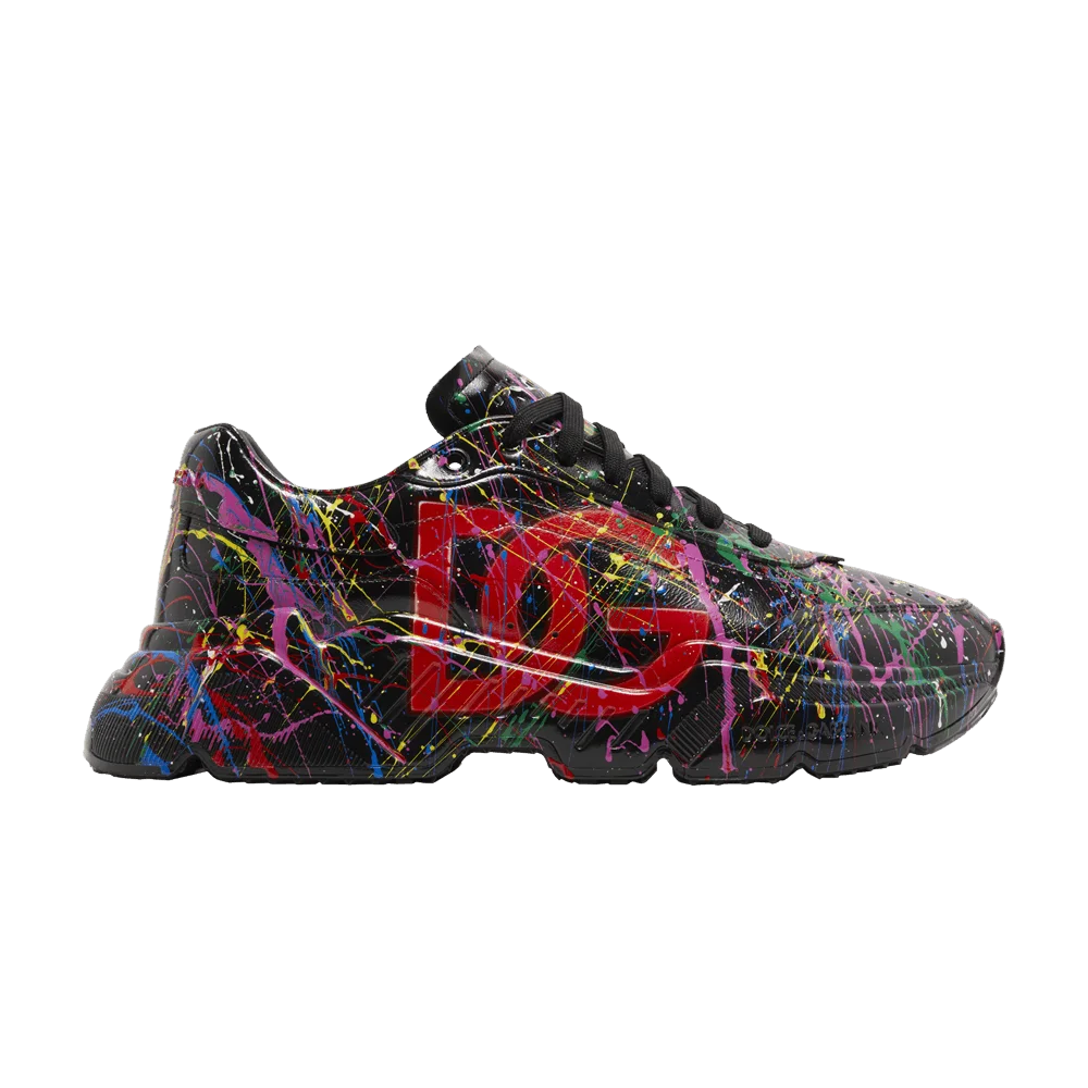 Krossovki-Dolce-Gabbana-Daymaster-Black-Paint-Splatter