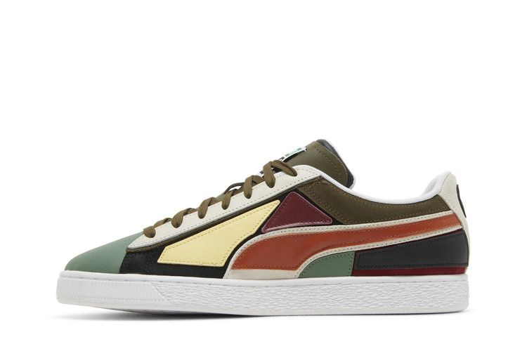 Кроссовки Puma Suede 'Layers - Deep Olive Warm Chestnut'