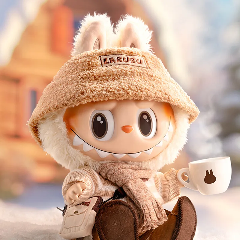 Винилово-плюшевая фигурка POP MART LABUBU THE MONSTERS - DRESS BE LATTE Vinyl Plush Doll