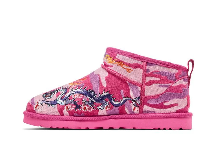 Palace x UGG Classic Ultra Mini Boot 'Pink Camo'