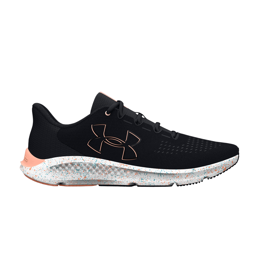 Кроссовки Under Armour Wmns Charged Pursuit 5 'Big Logo - Black Bubble Peach'