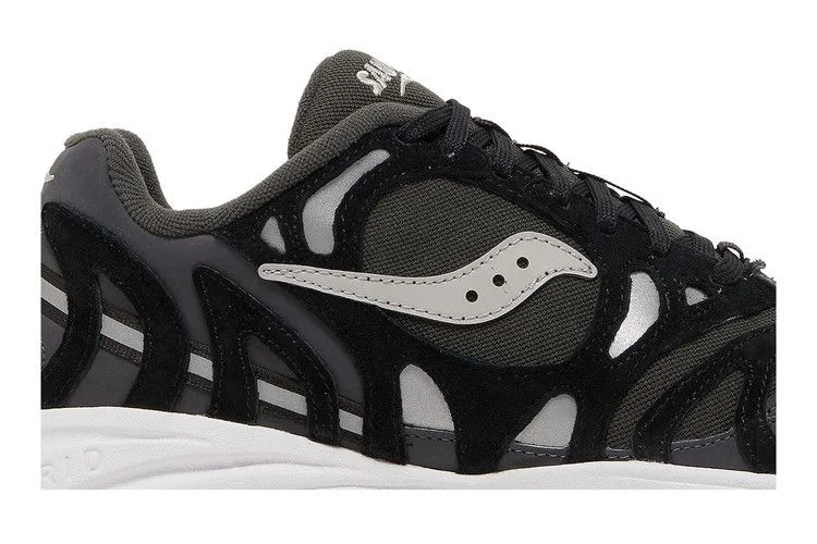 Кроссовки Saucony Grid Azura 2000 Premium 'Black Silver'