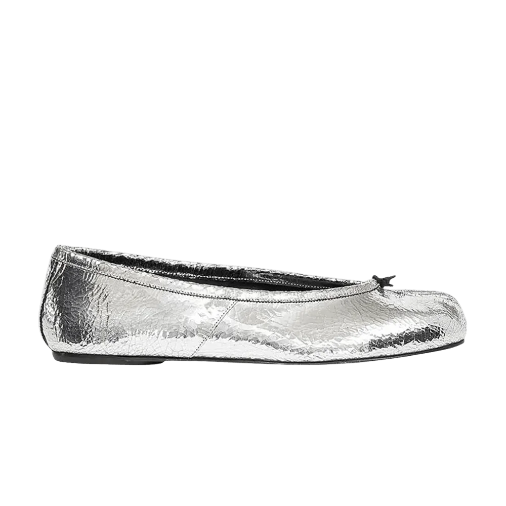 Krossovki-Wmns-Maison-Margiela-Tabi-Ballerina-Flat-Broken-Mirror-Silver