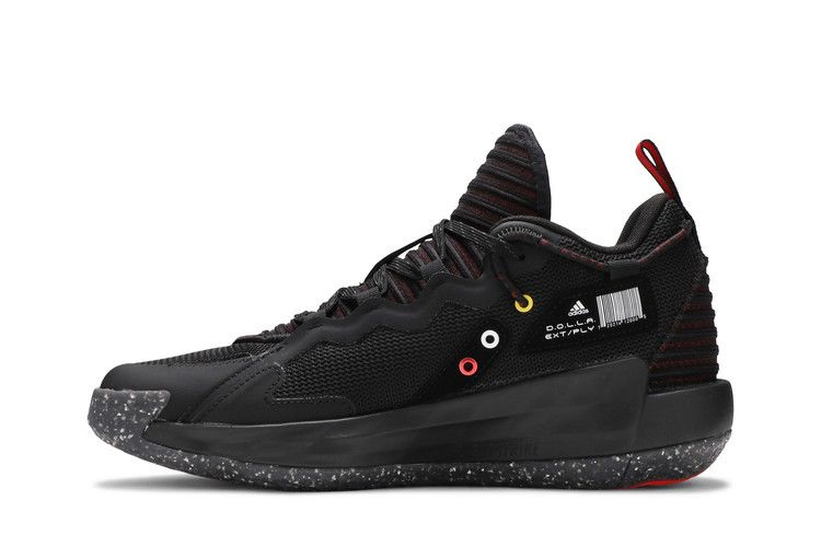Кроссовки adidas Dame 7 'EXTPLY - Opponent Advisory - Black Vivid Red'