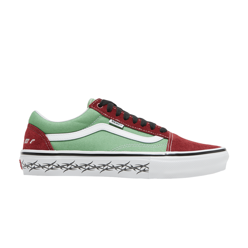 Кроссовки Vans Supreme x Old Skool 'Barbed Wire - Green'