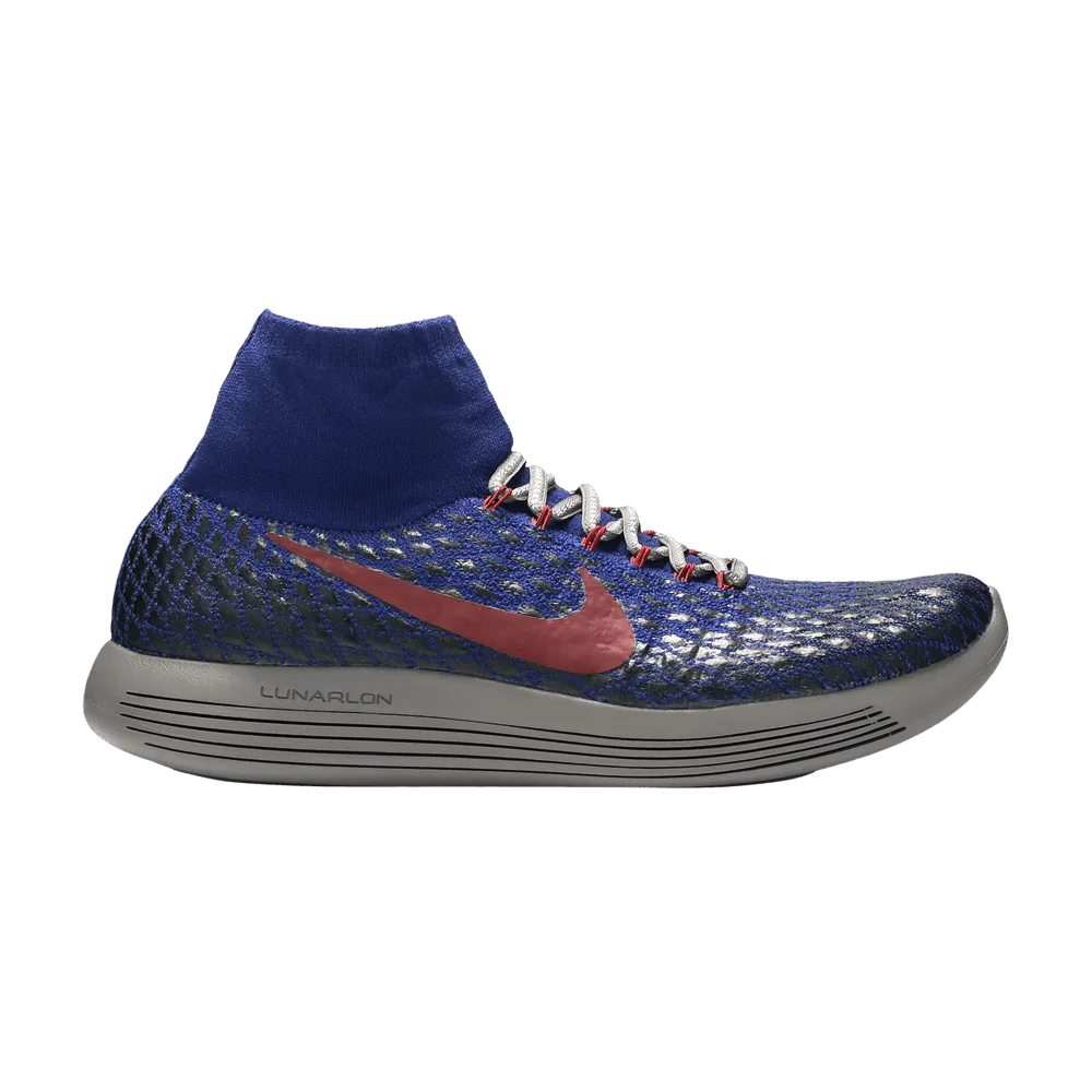 Кроссовки Gyakusou x NikeLab LunarEpic Flyknit Shield 'Deep Royal Blue'