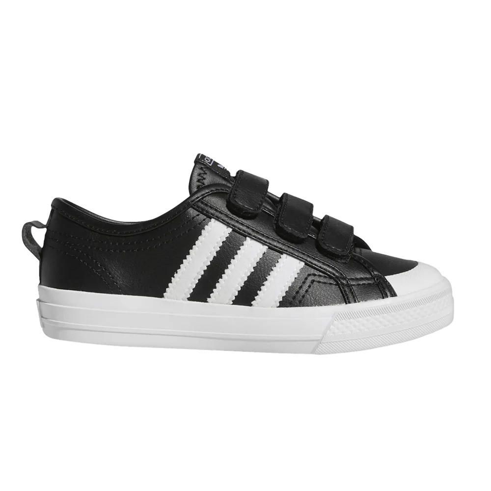 Krossovki-Adidas-Nizza-Little-Kid-Black-White