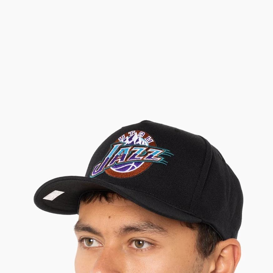 Mitchell-Ness-Utah-Jazz-Retro-Classic-Logo-Stretch-NBA-Snapback-Hat-4