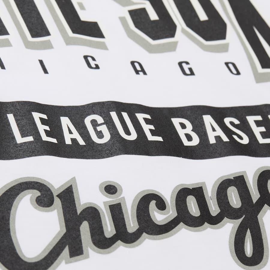 Футболка Mitchell & Ness White Chicago White Sox Cooperstown Collection Team Origins Premium T-Shirt