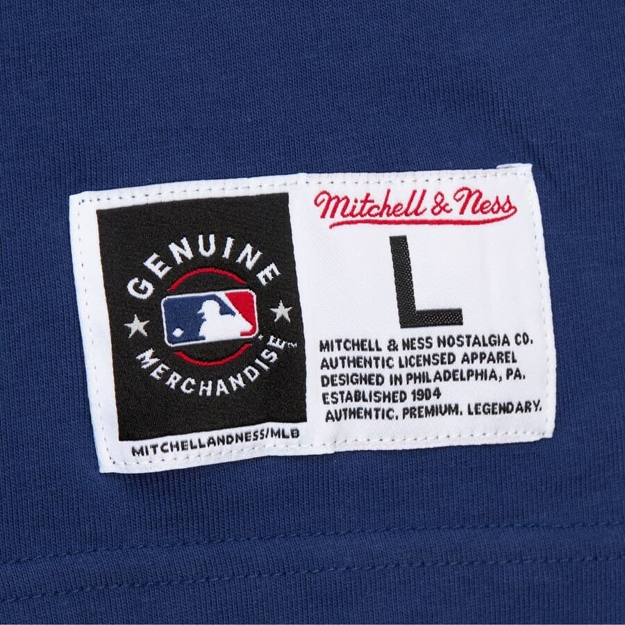 Футболка Mitchell & Ness Navy Chicago Cubs City Connect Premium T-Shirt