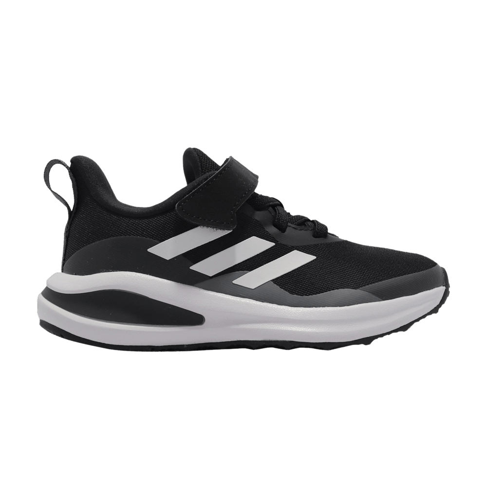Кроссовки Adidas FortaRun Elastic J 'Black White'