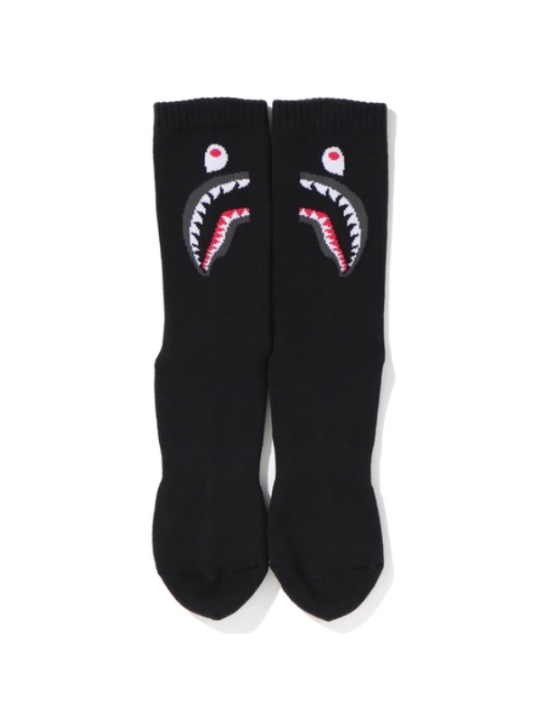 BAPE-2nd-Shark-Socks-Black-2