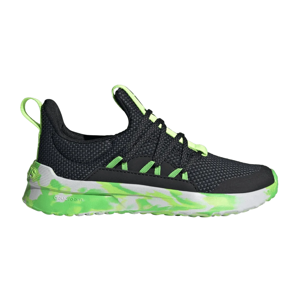 Кроссовки Adidas Lite Racer Adapt 5.0 J 'Black Lucid Lemon Camo'