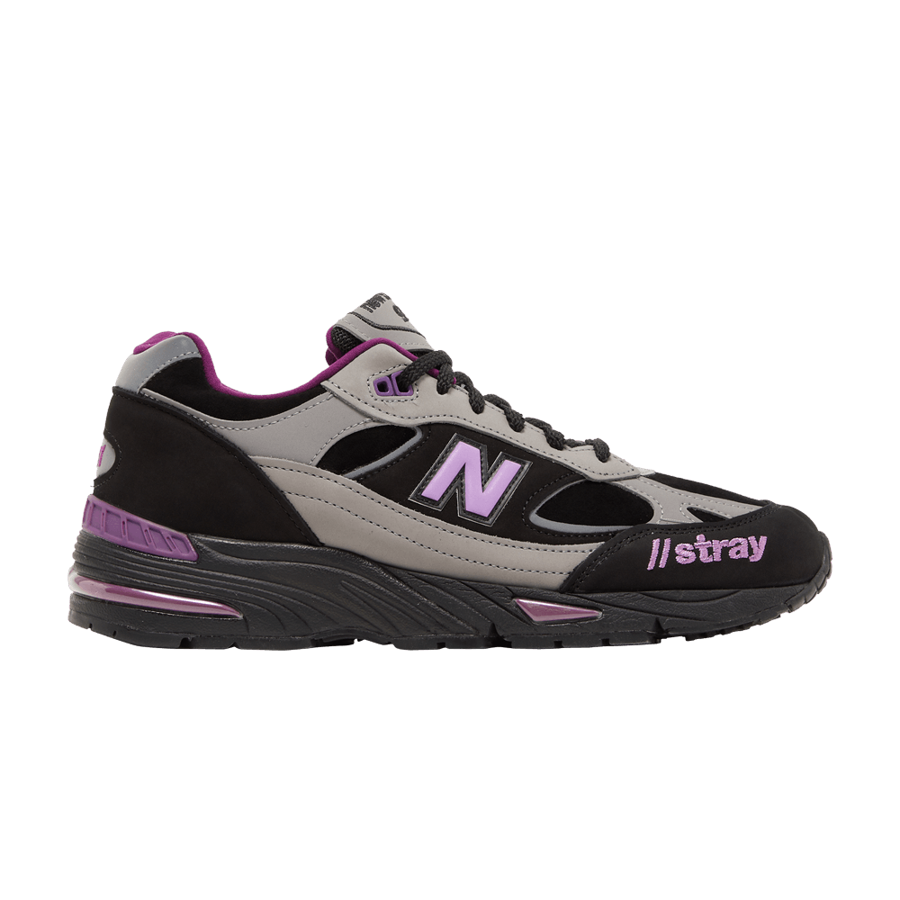 Кроссовки Stray Rats x New Balance 991 Made in England 'Black Purple'