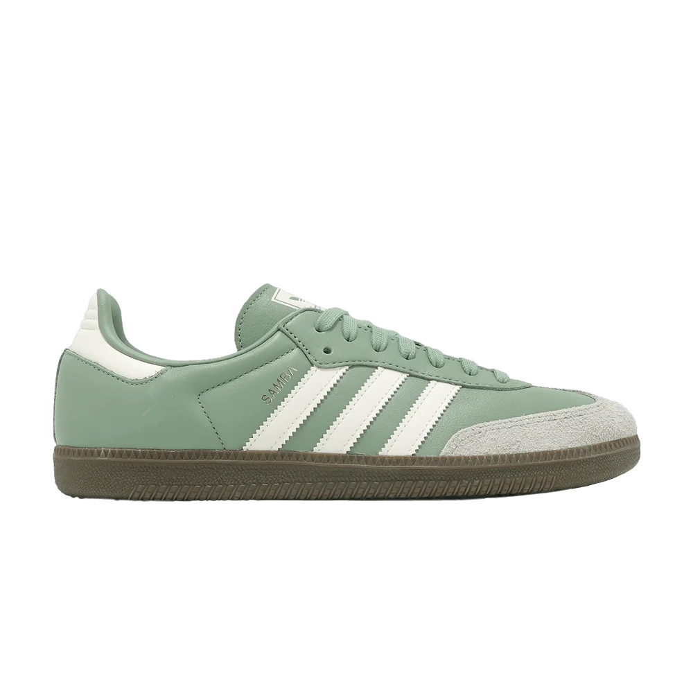 Кроссовки Adidas Samba OG 'Silver Green Gum'