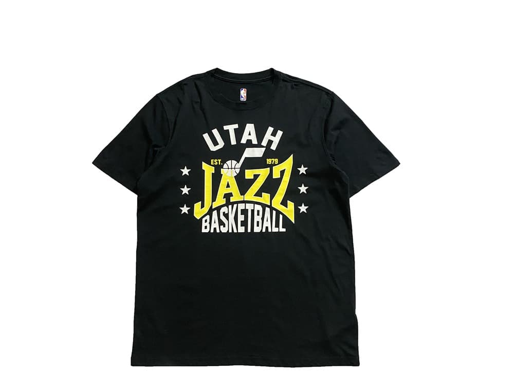 Футболка Main Squeeze NBA Utah Jazz Black T-Shirt