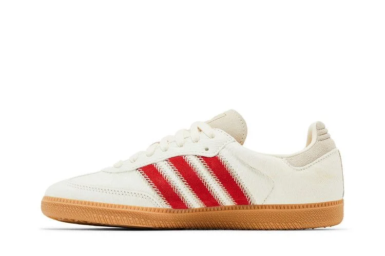 Кроссовки adidas Wmns Samba OG 'Pony Hair Pack - Wonder Beige Better Scarlet'