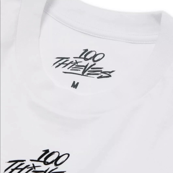 Футболка 100 Thieves Daybreak Long Sleeve Tee White