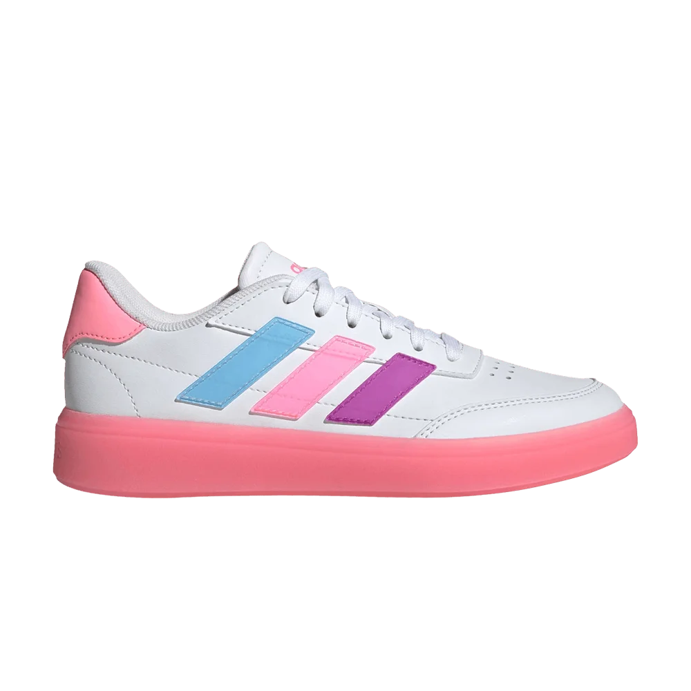 Кроссовки adidas CourtBlock J 'White Beam Pink Clear Sky'