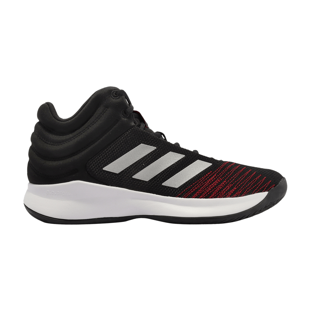 Кроссовки Adidas Pro Spark 2018 'Black Silver Metallic'