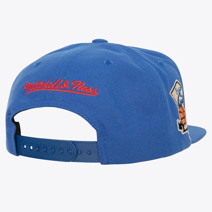 Бейсболка Mitchell & Ness Royal Denver Nuggets Hardwood Classics Watch Me Shine Snapback Hat