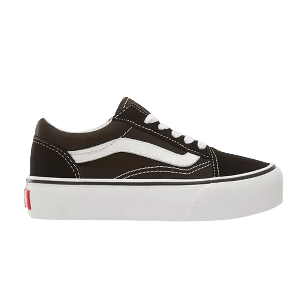 Кроссовки Vans Old Skool Platform Kids 'Black'
